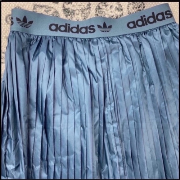 ADIDAS PLEATED MIDI SKIRT SIZE S - Picture 4 of 6